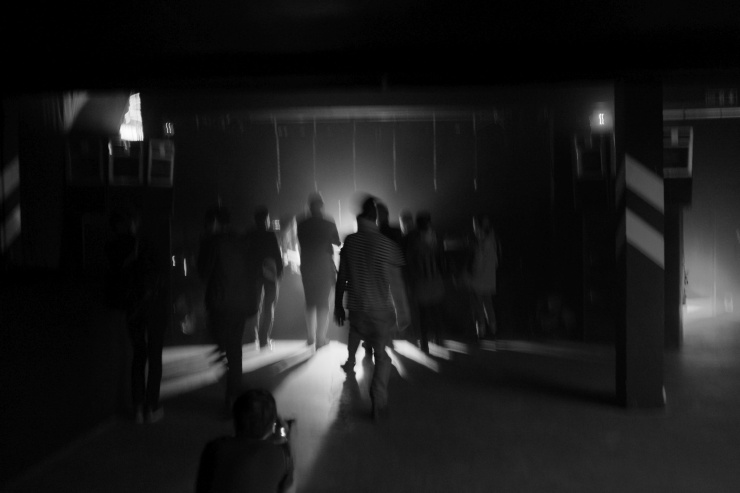 Blurred vision of young artists